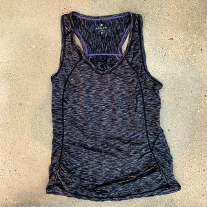 Athleta Sleeveless Striped Workout Tank M